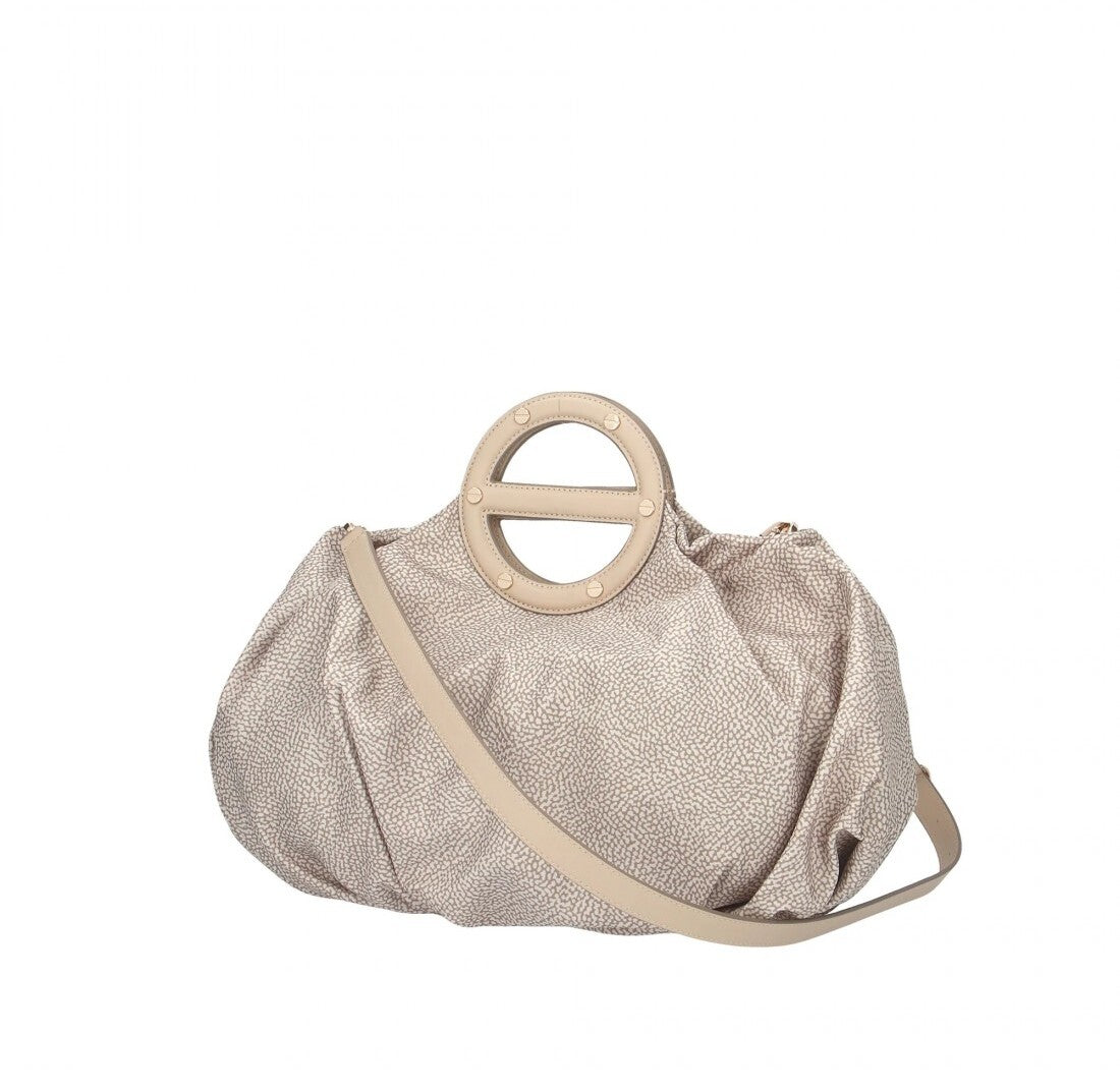 Borbonese 91010211 Vis a Vis Borsa Bauletto Sabbia