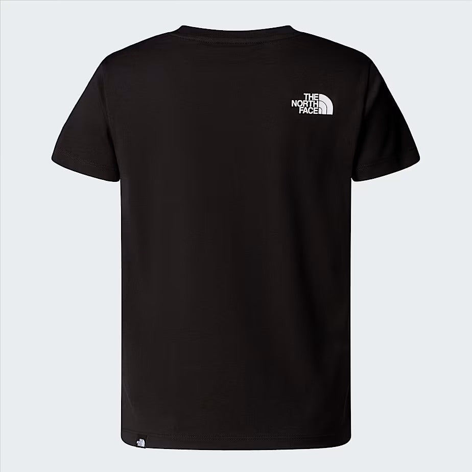 The North Face Easy NF0A8EHG T-Shirt Bambino Nero Cotone
