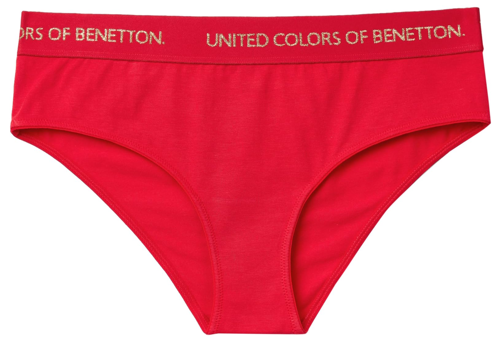 Benetton Slip Culotte Donna Cotone Organico Fianco Alto Taglia L