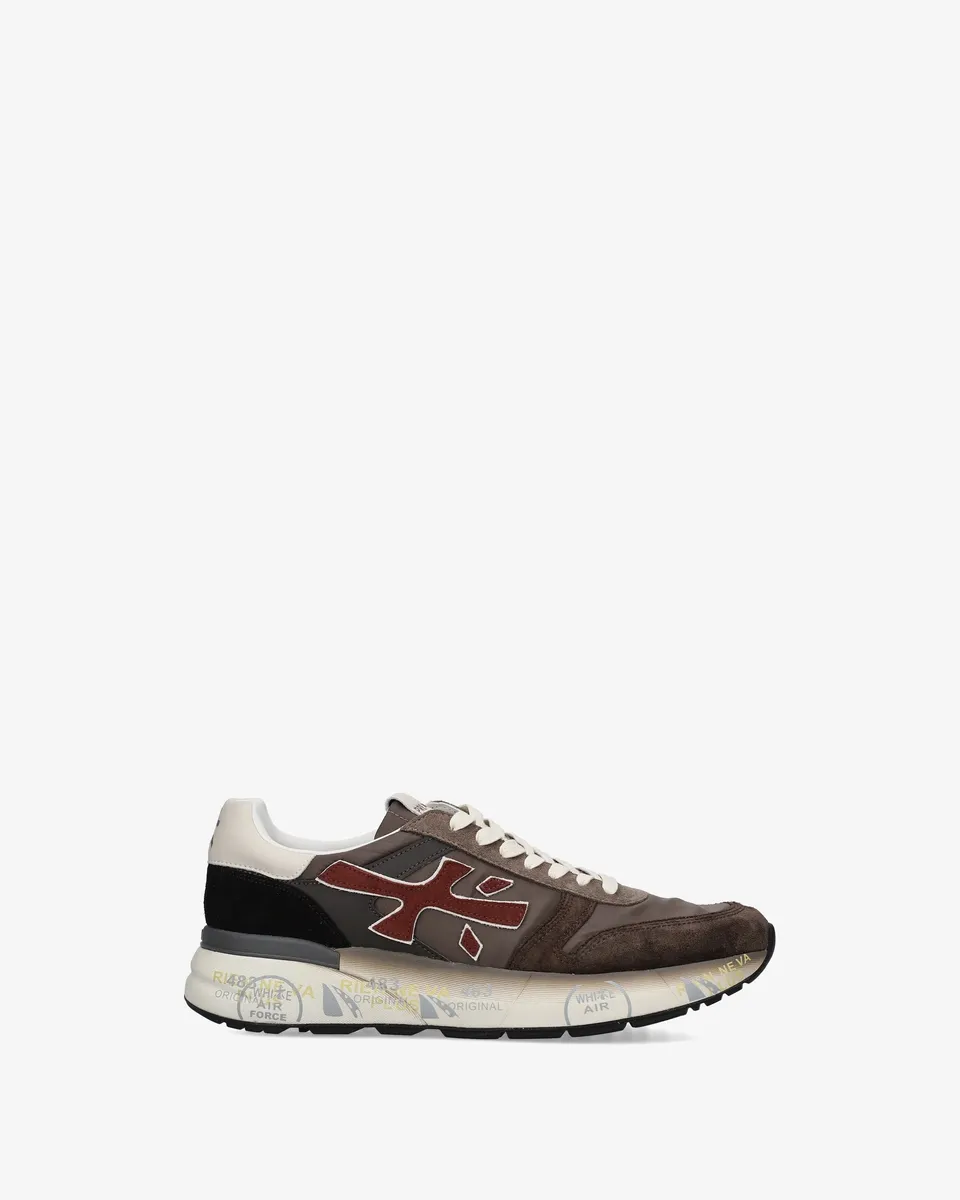 Premiata Mick 7714 Sneakers Uomo Marrone Suede
