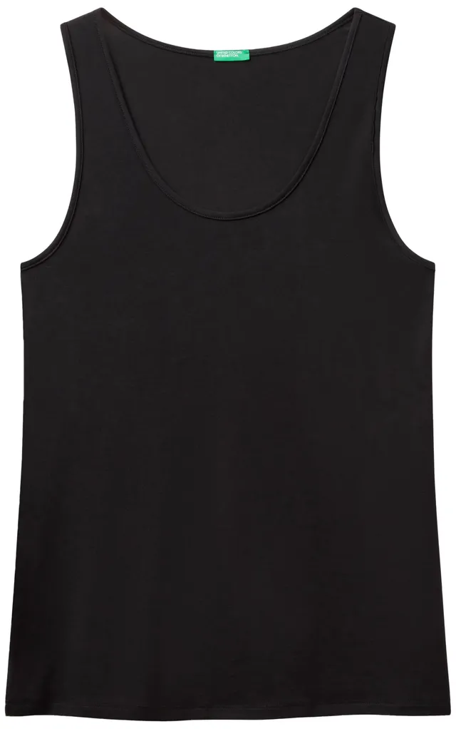 United Colors of Benetton Canotta Donna Modal Spalla Larga Logo