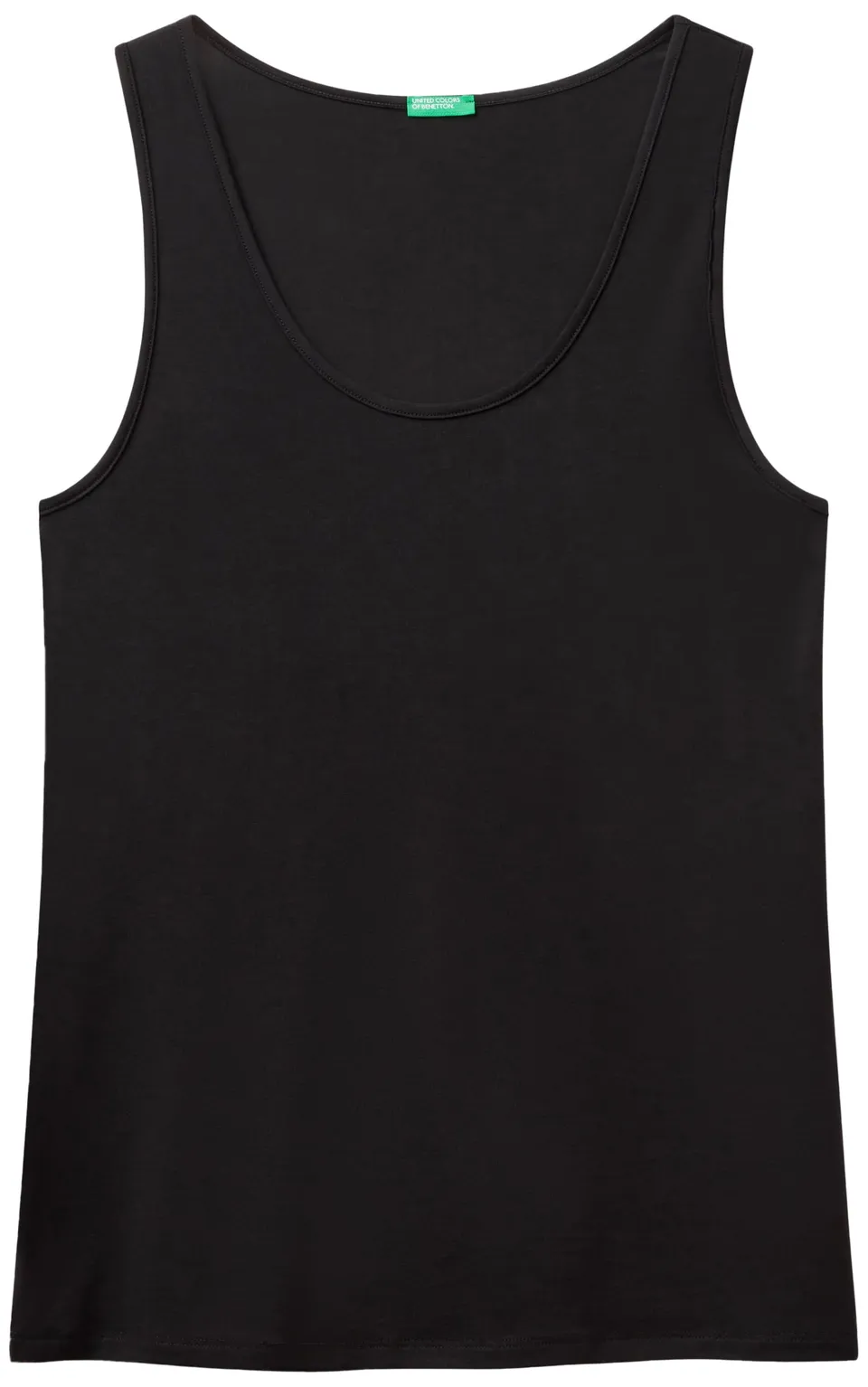 United Colors of Benetton Canotta Donna Modal Spalla Larga Logo