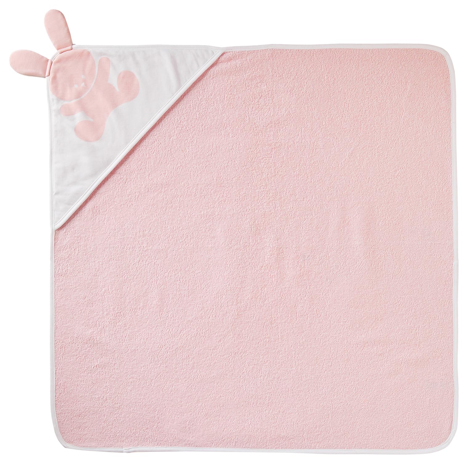 Benetton Accappatoio Bambino Spugna Cotone Rosa