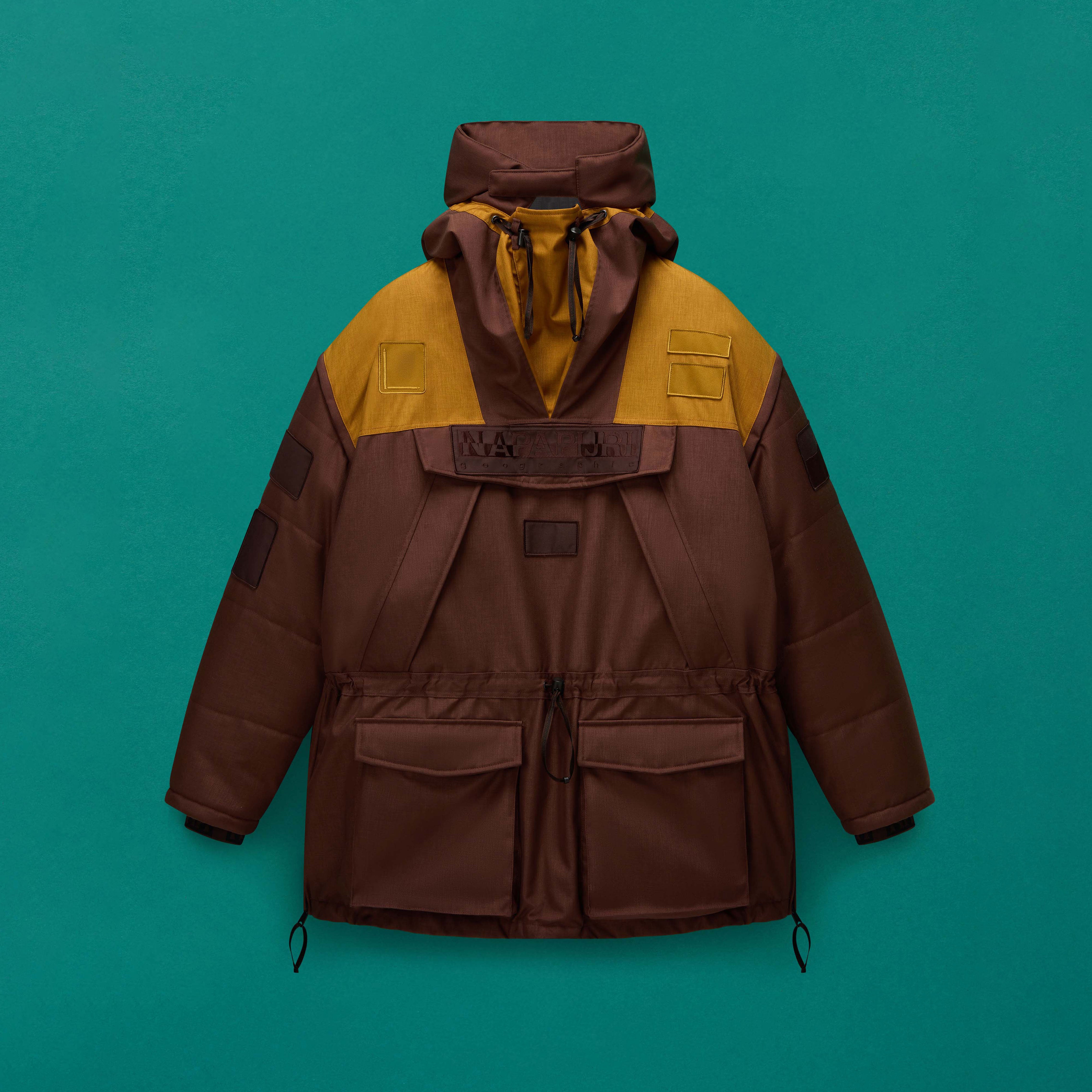Martine Rose Skidoo Common Anorak giacca chocolate oversize