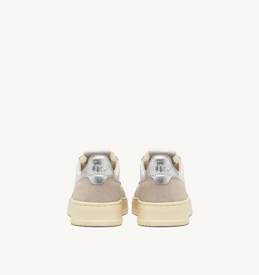Autry Medalist Low AULW-LS74 sneakers donna bianco beige pelle
