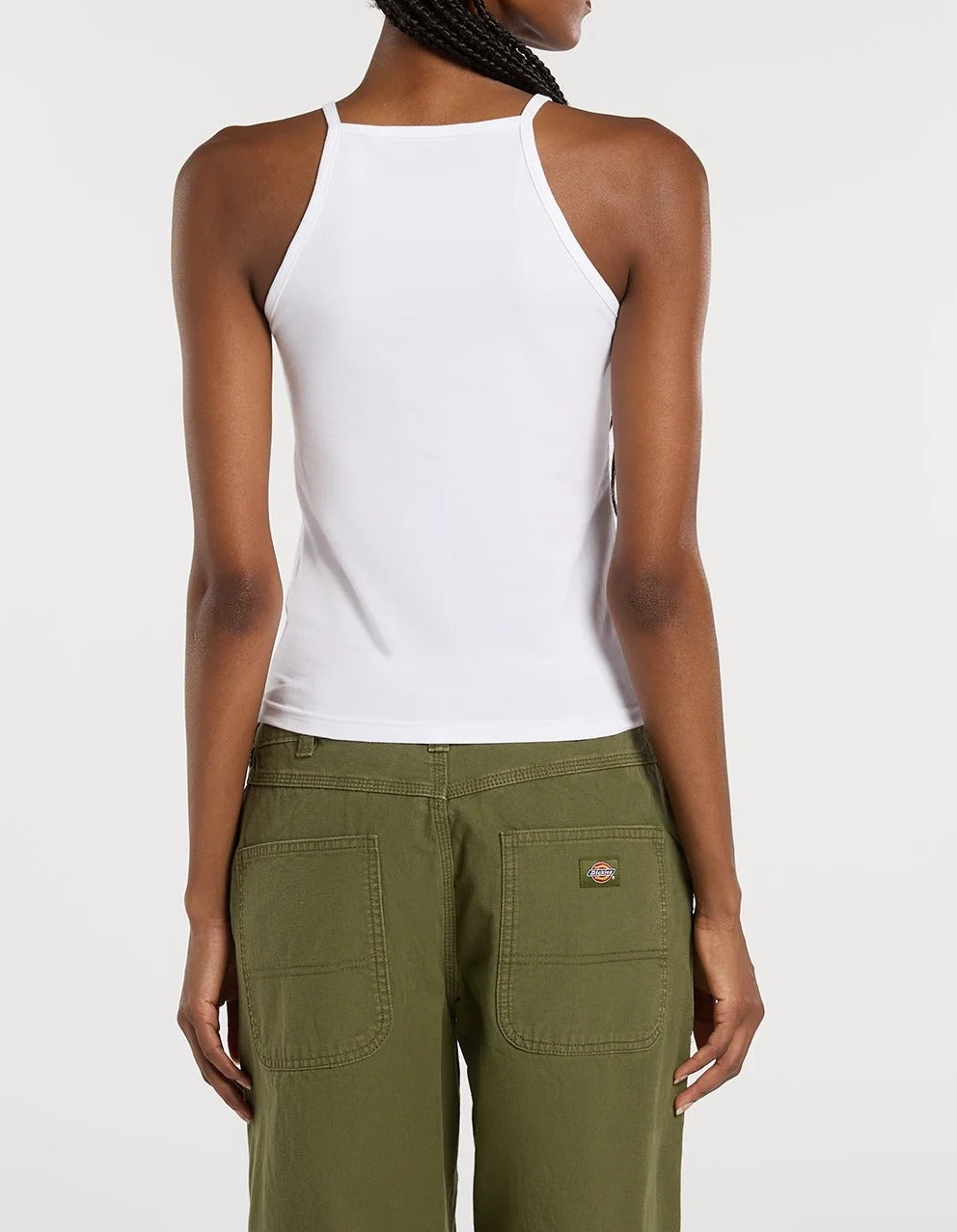 Dickies Honeyville DK0A8852 canotta white cotone slim