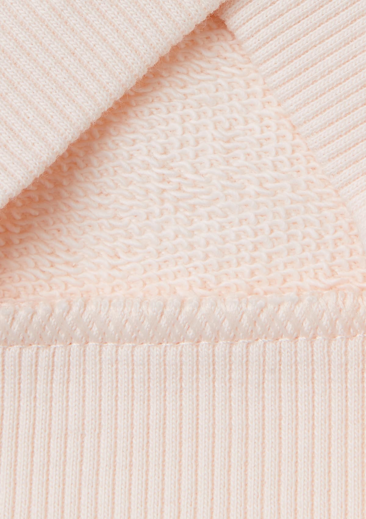 Benetton Felpe 3j70a5017 Cardigan Zip Cappuccio Rosa