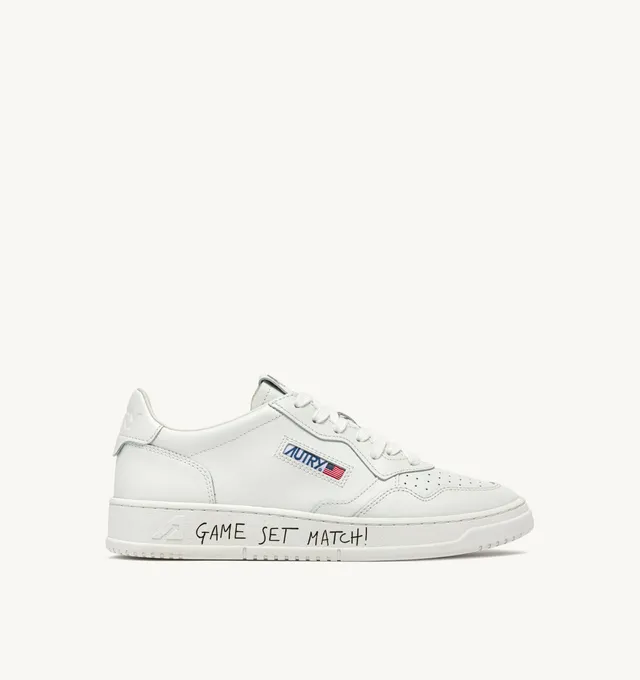 Autry Medalist Low AULM-ML08 sneakers Total White pelle