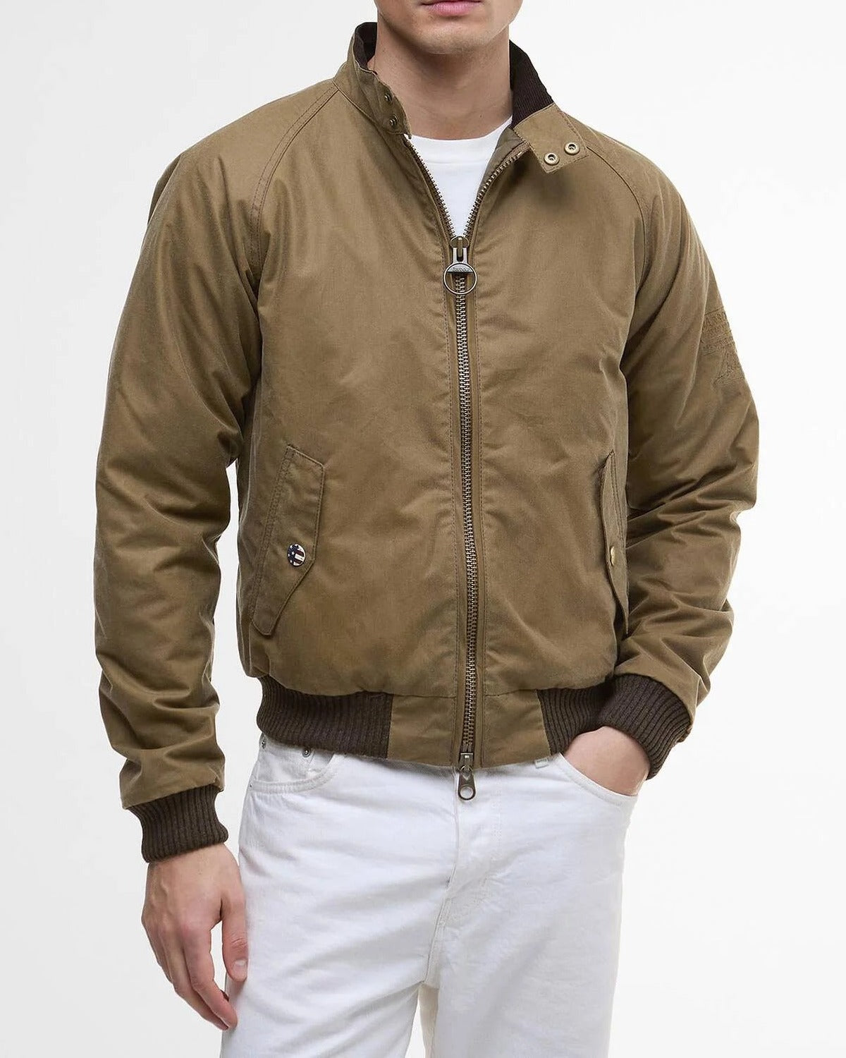 Barbour International Merchant MWX0465 Giacca Uomo Sand Cerata