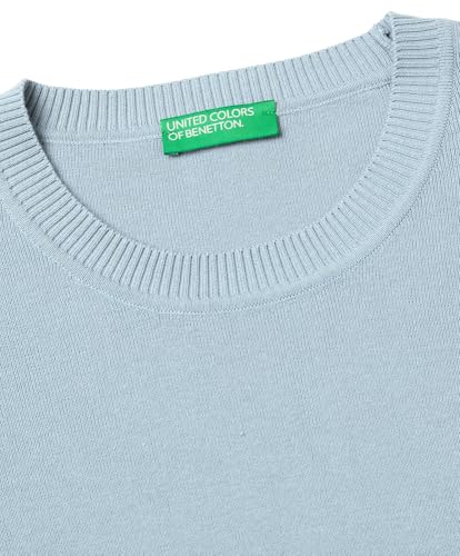 Benetton Maglieria Maglia G/C M/L maglione girocollo tinta unita