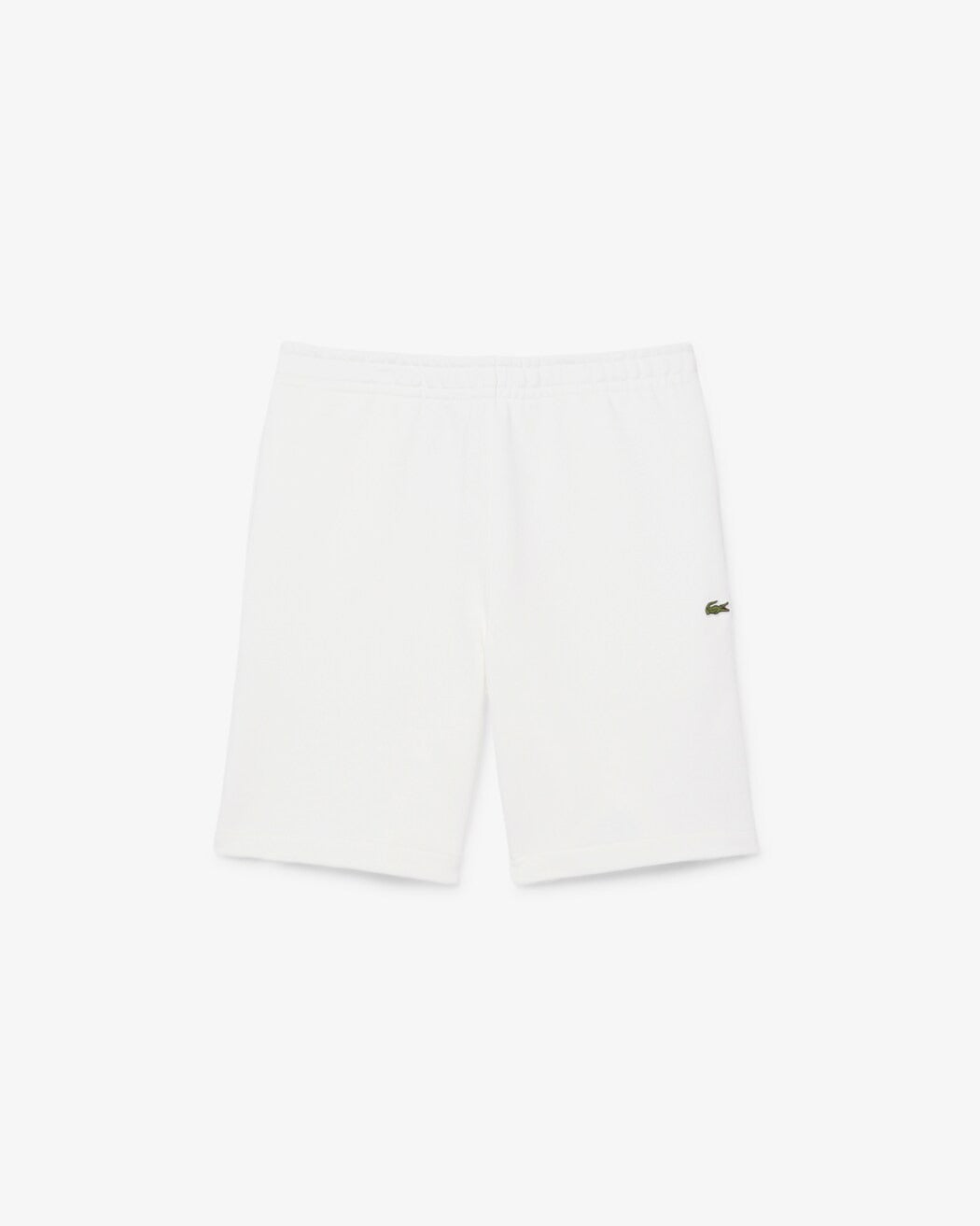 Lacoste GH0886 shorts uomo bianco cotone felpato