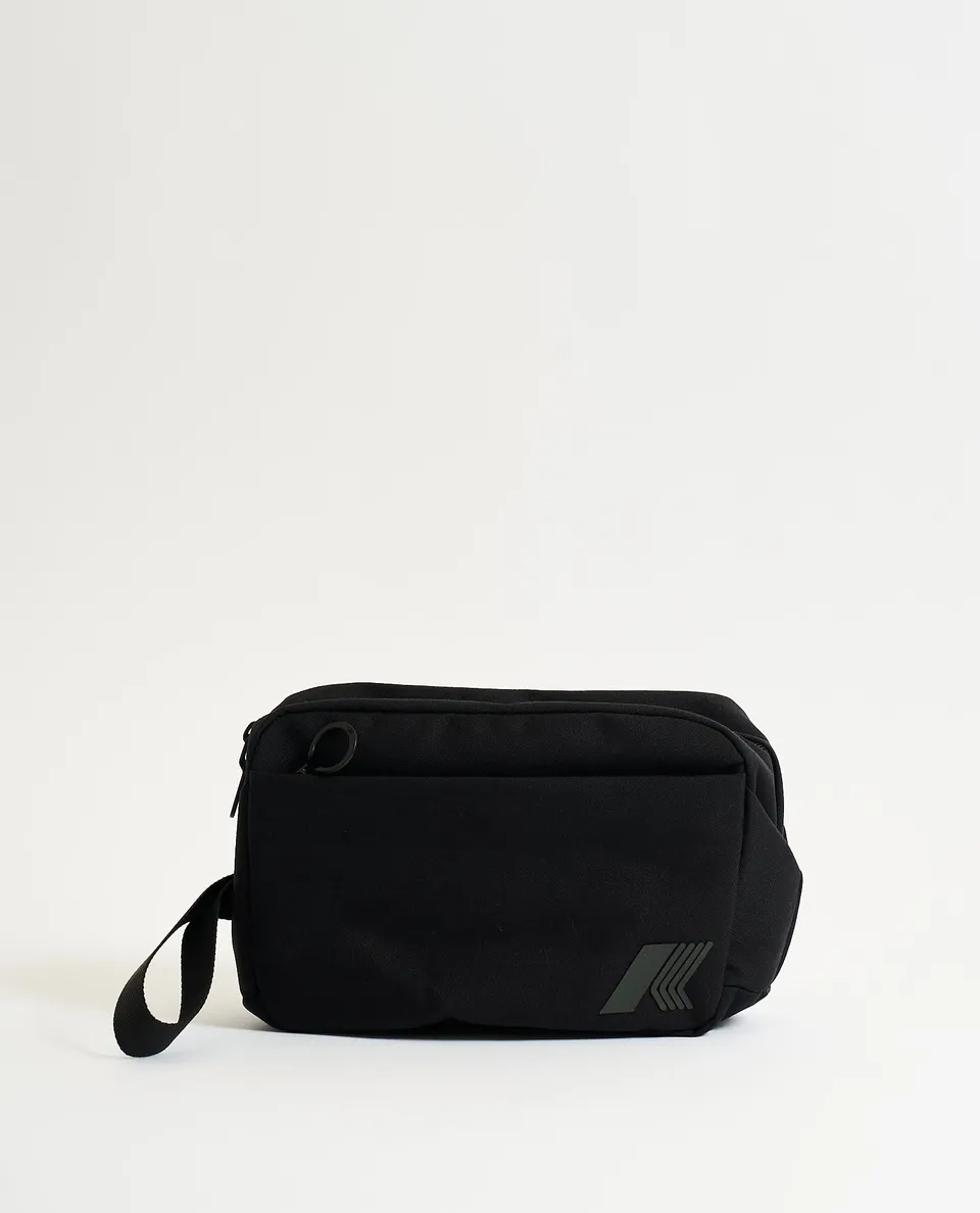 K-Way Travis K81437W beauty case nylon black pure viaggio