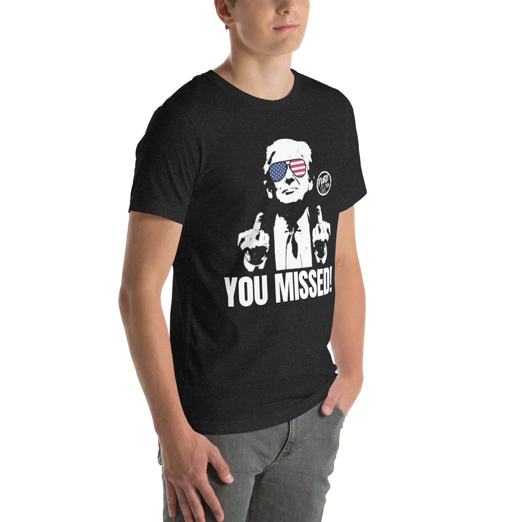 Pure Trash Trump You Missed T-shirt uomo cotone regular