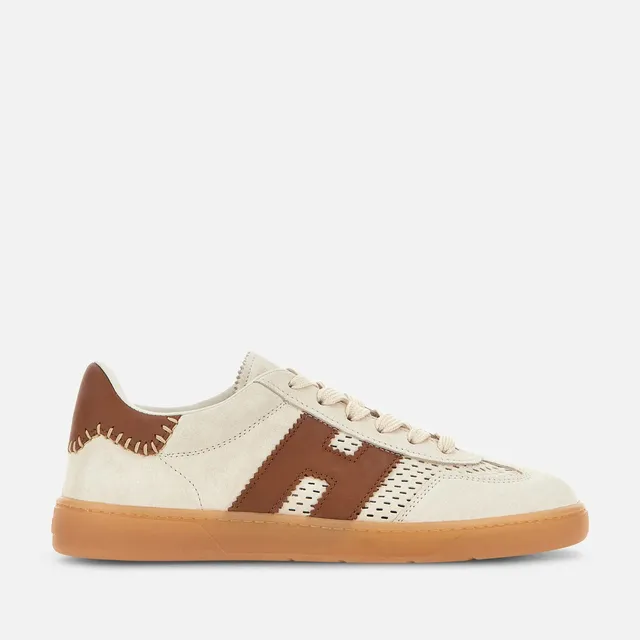 Hogan Cool HXW6470 Sneakers Beige Marrone camoscio