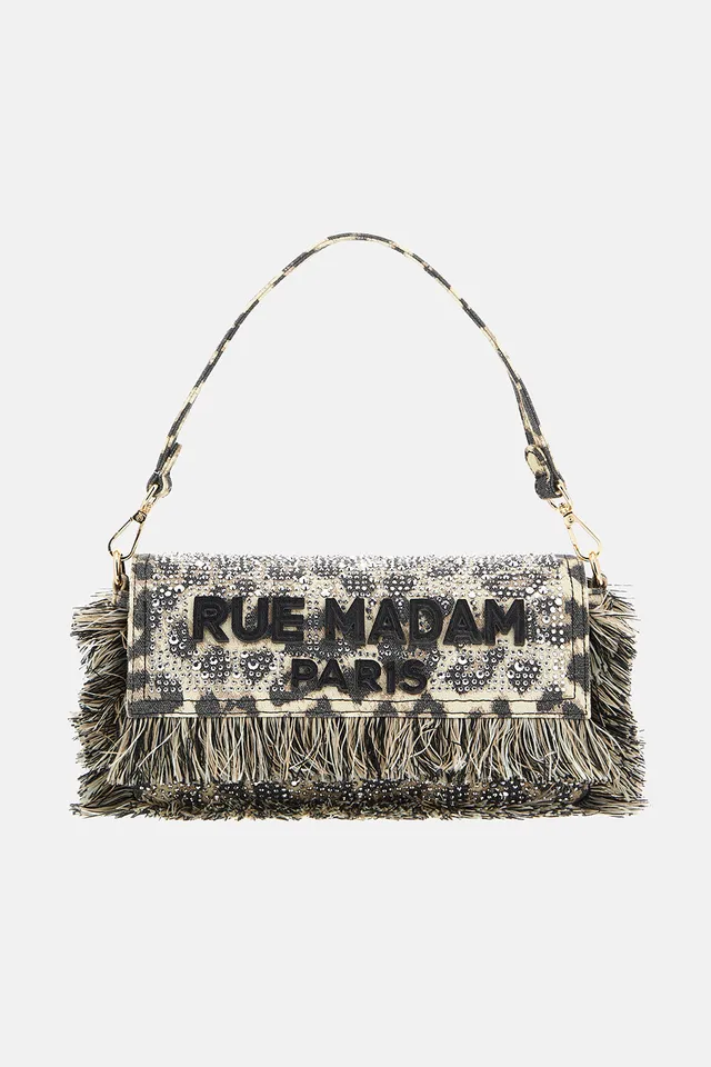Rue Madam Casablanca 1530 borsa donna Leopard