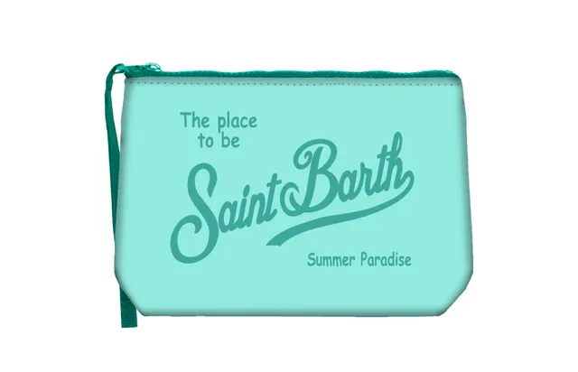 MC2 Saint Barth Aline 08379L Pochette Verde Acqua Scuba