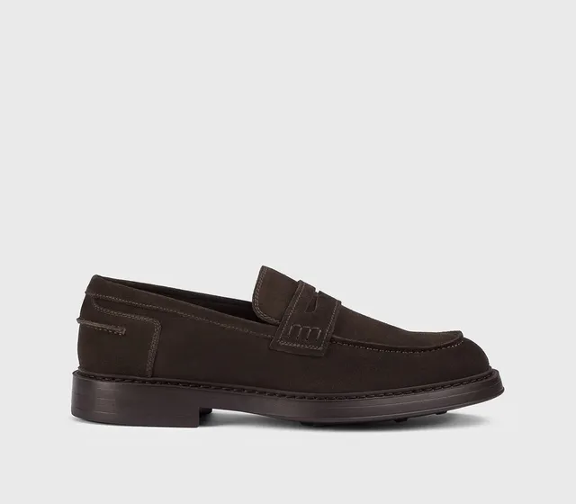 Doucal's Adler Penny Mocassino Uomo Terre Scamosciato
