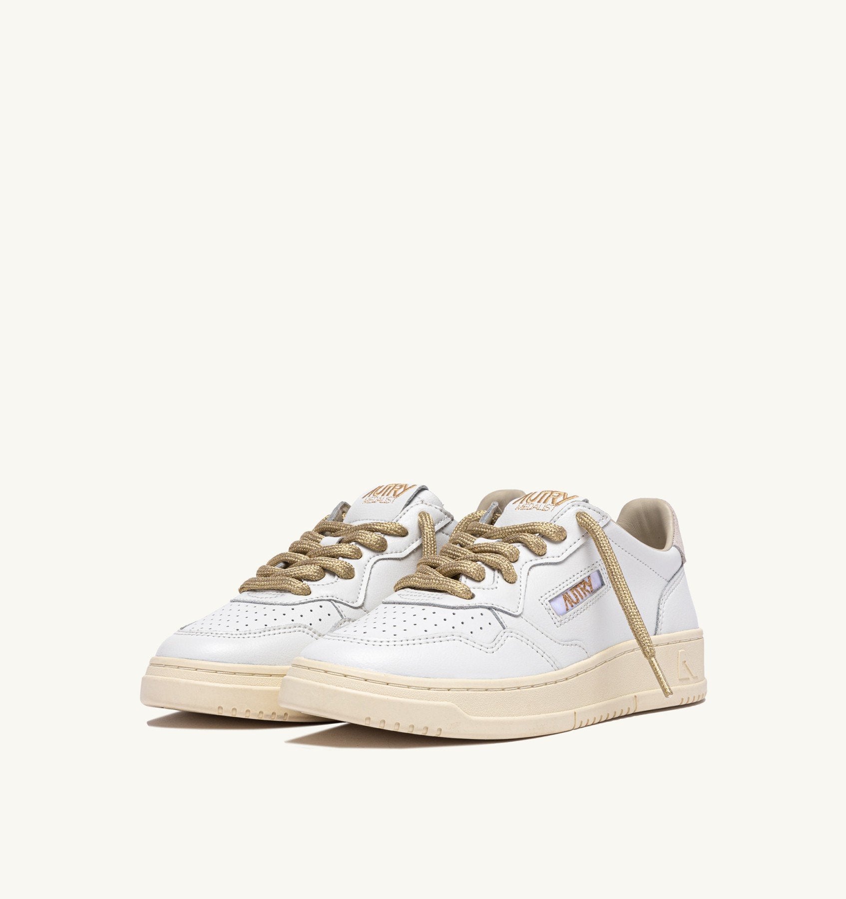 Autry Medalist AULW-SW01 sneakers bianche oro