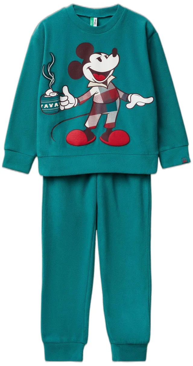 Benetton 3i470p09t Pigiama Pile Disney Taglia 90