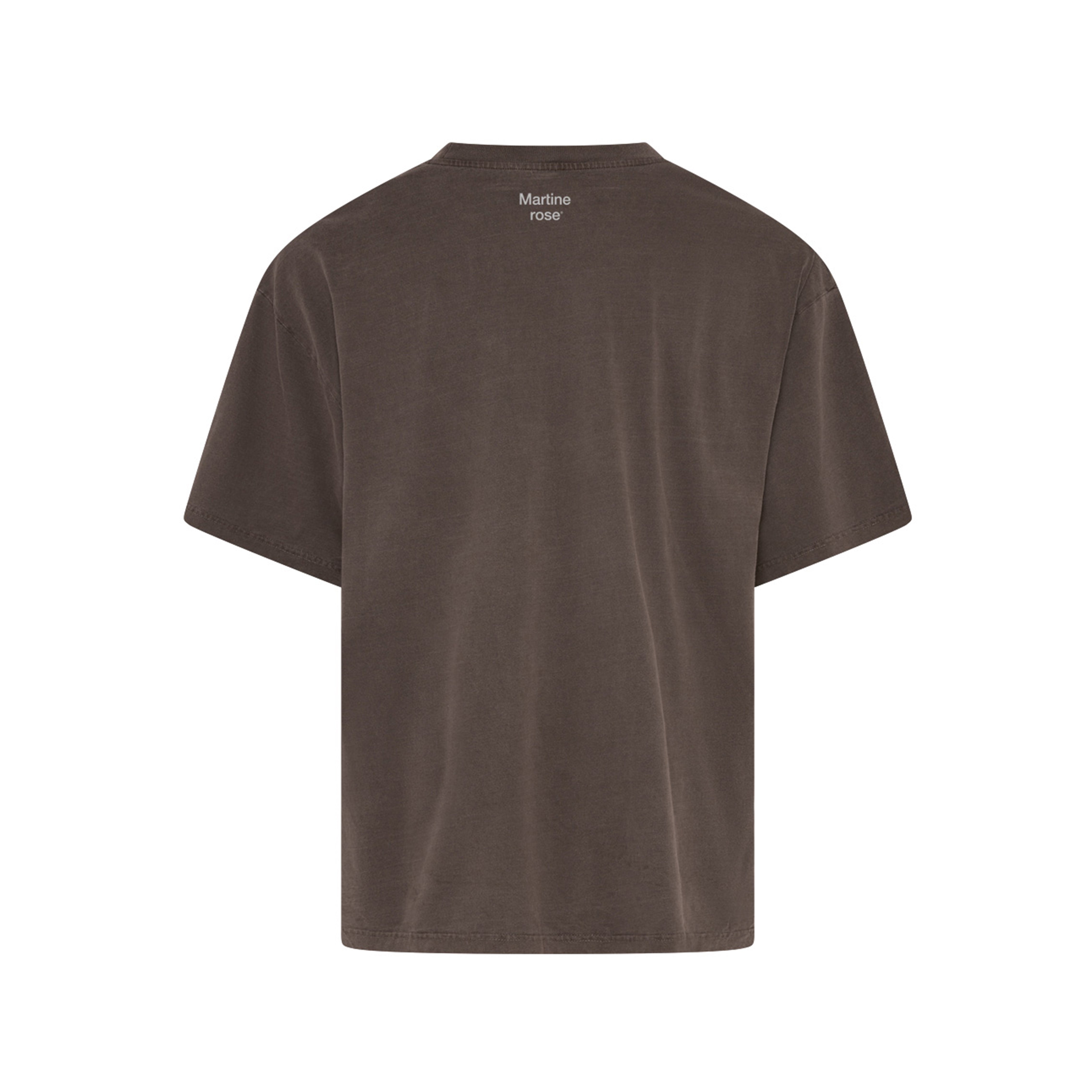 Martine Rose S/S Oversized T-Shirt maglietta marrone lavato