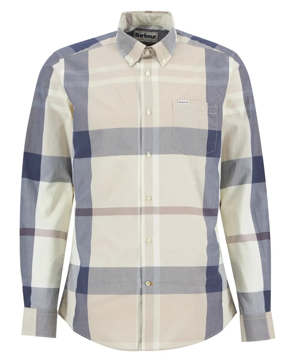 Barbour MSH5071 Camicia Harris Oban Mist Tartan Uomo