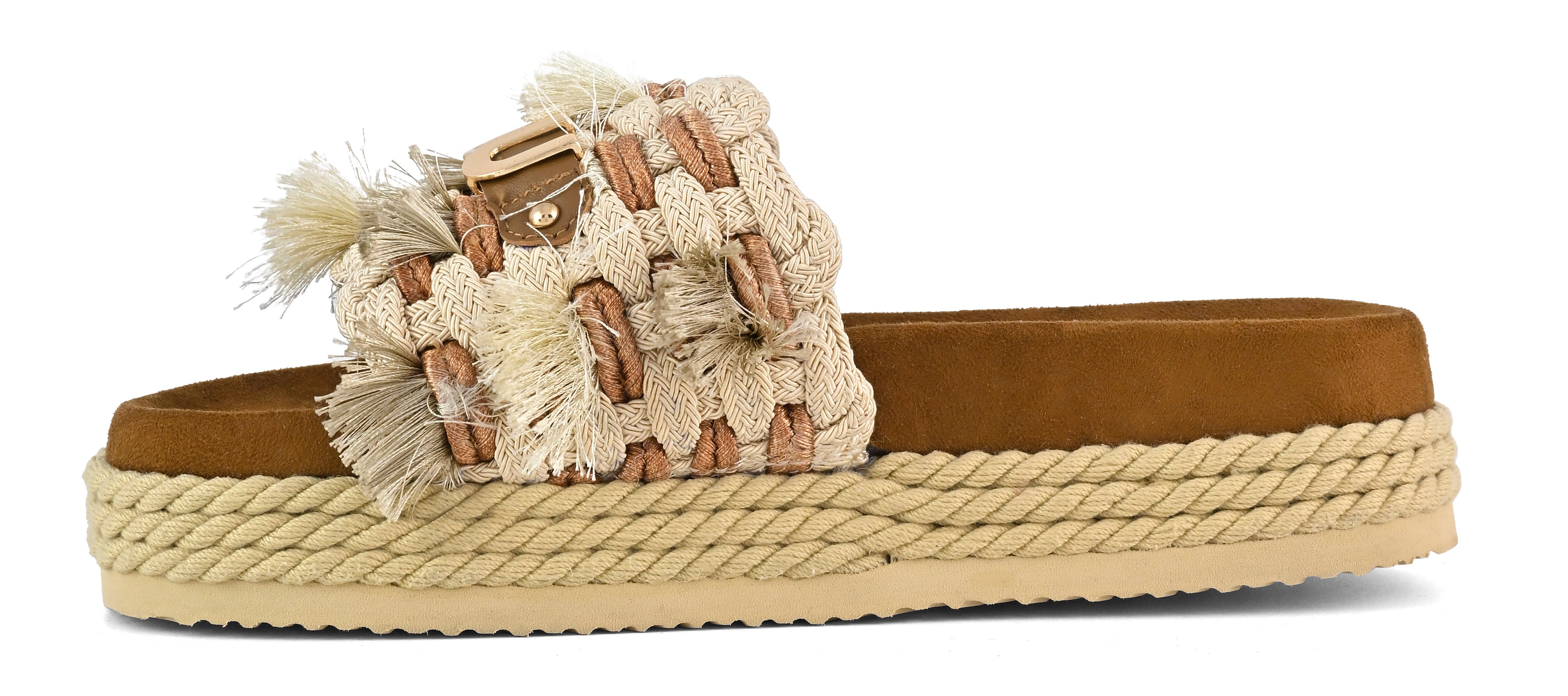 Mou Monoband SW451008K sandalo donna beige corda