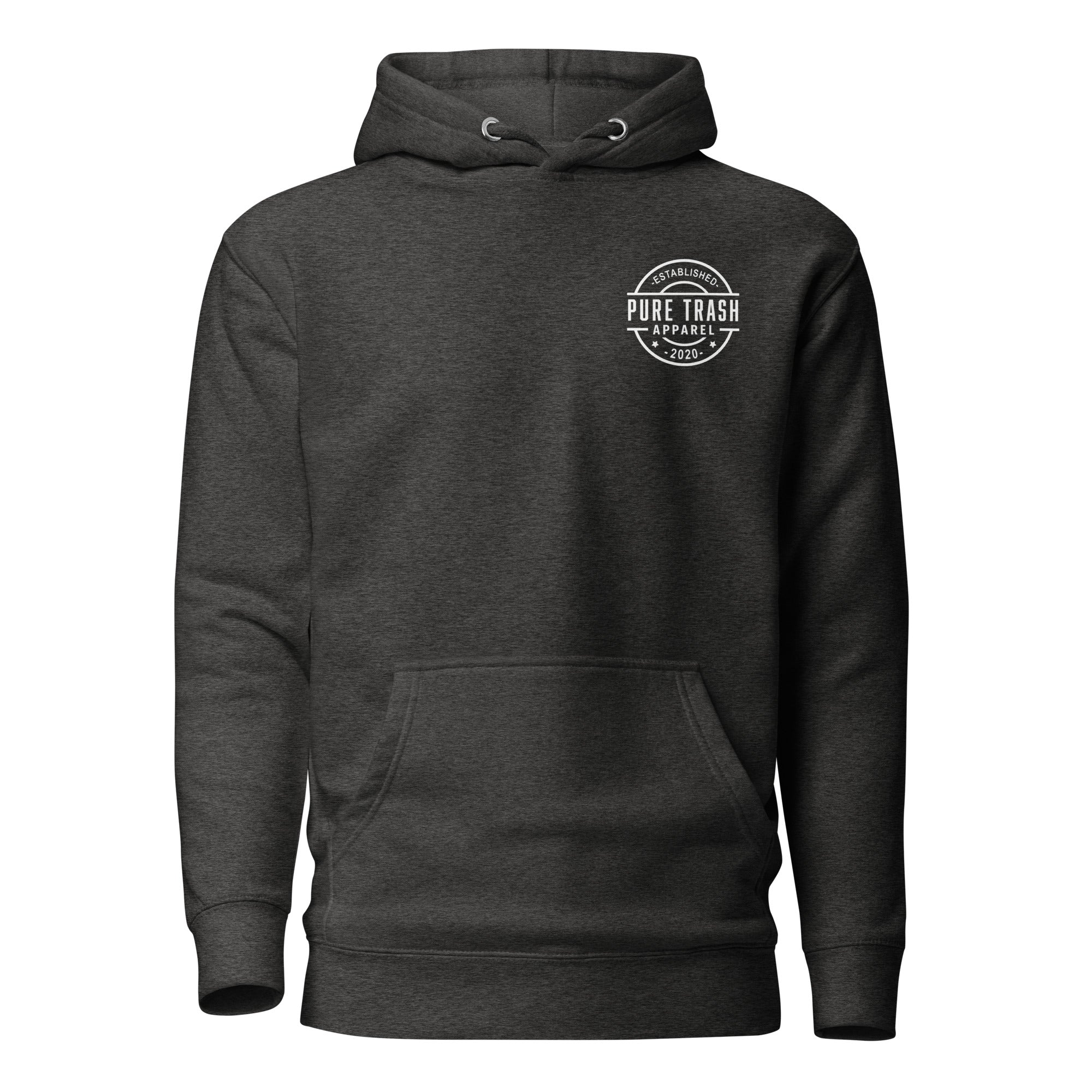 Pure Trash Established felpa unisex cappuccio