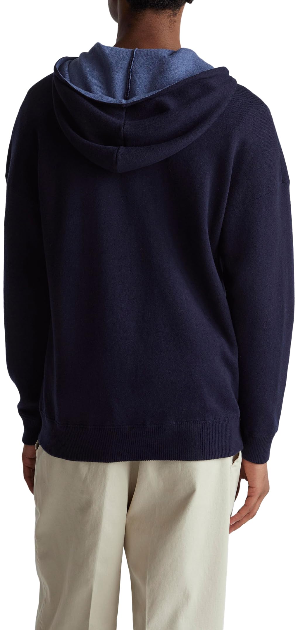 Benetton 1y6sk201x Felpa Uomo M con cappuccio over