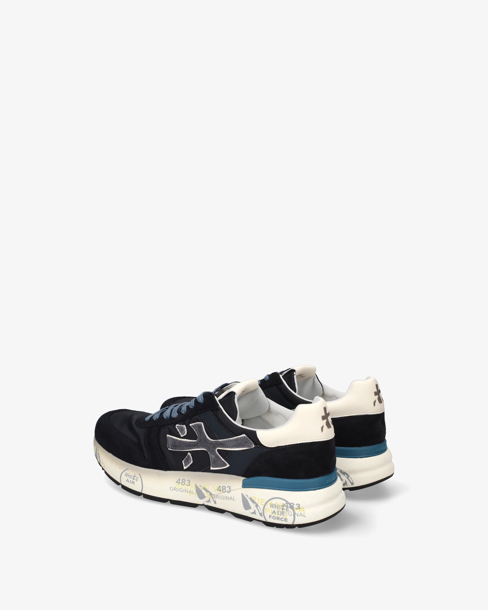Premiata Mick 7716 sneaker uomo navy tessuto tecnico