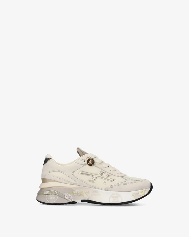 Premiata Moerun D 8080 Sneakers Donna Off White Nylon