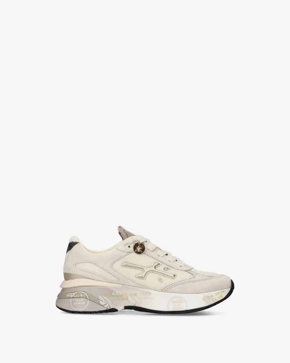 Premiata Moerun D 8080 Sneakers Donna Off White Nylon
