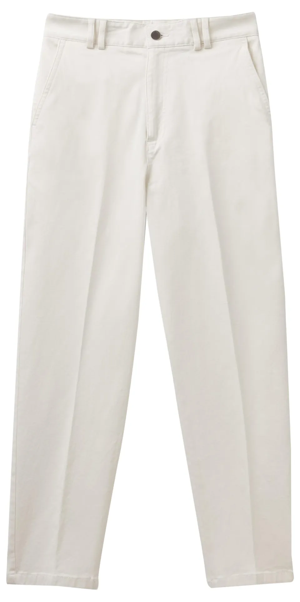 Benetton 4TDCDF05X Pantaloni Donna Chino 40 Raso Cotone