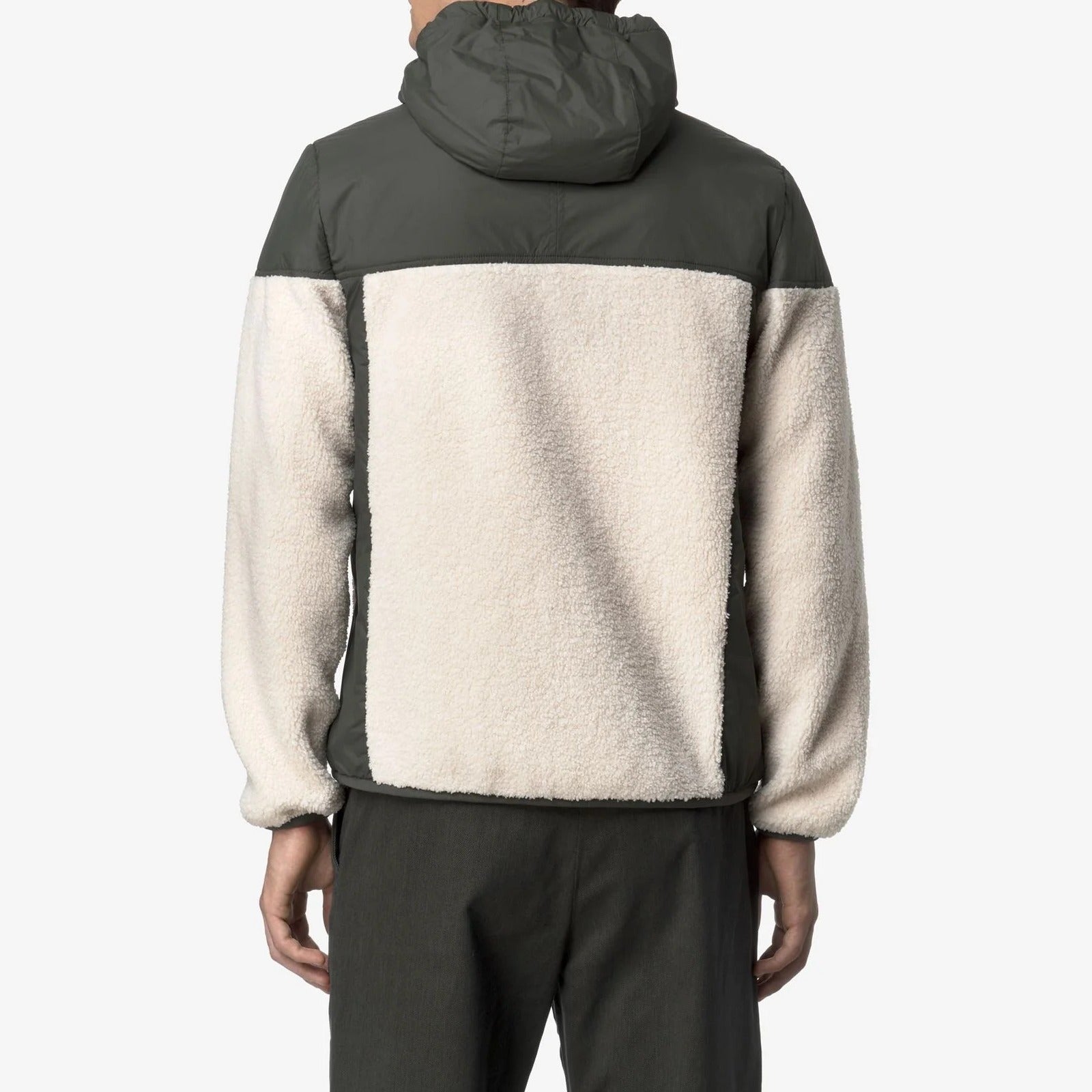 K-Way Samson K5122SW Giacca uomo verde sherpa