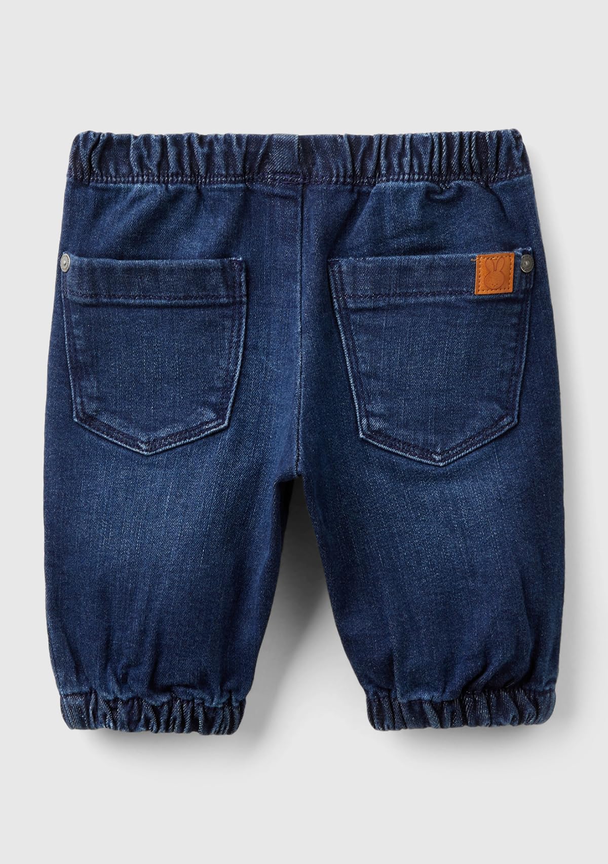 Benetton Pantaloni Bimbo Denim Stretch 12 Mesi con Tasche