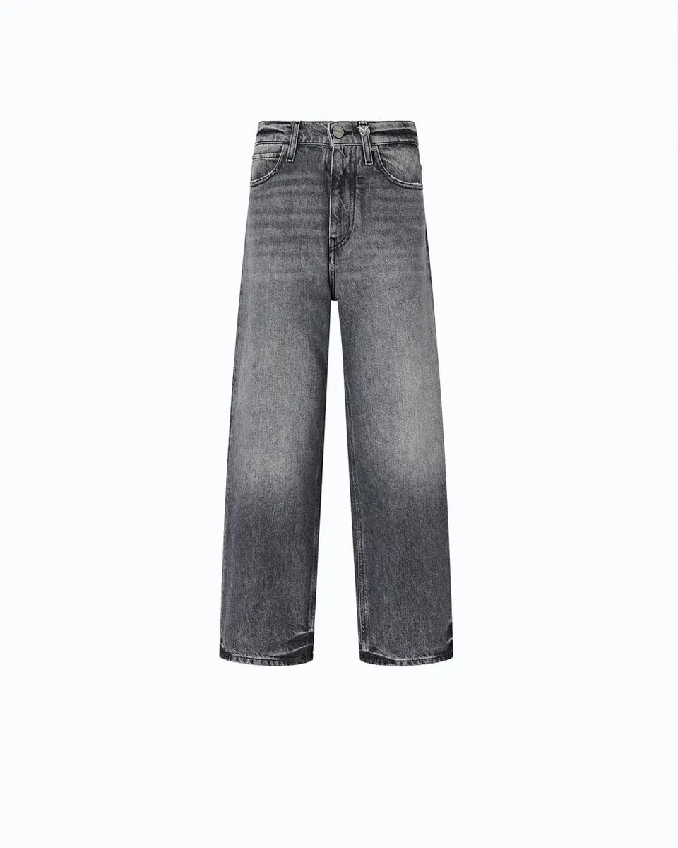 Pinko Estelle 103857-A2RY Jeans Donna Dark Grey Balloon