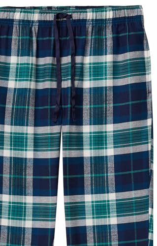 Benetton 40ep4f00e Pantalone Uomo Flanella Blu Coulisse