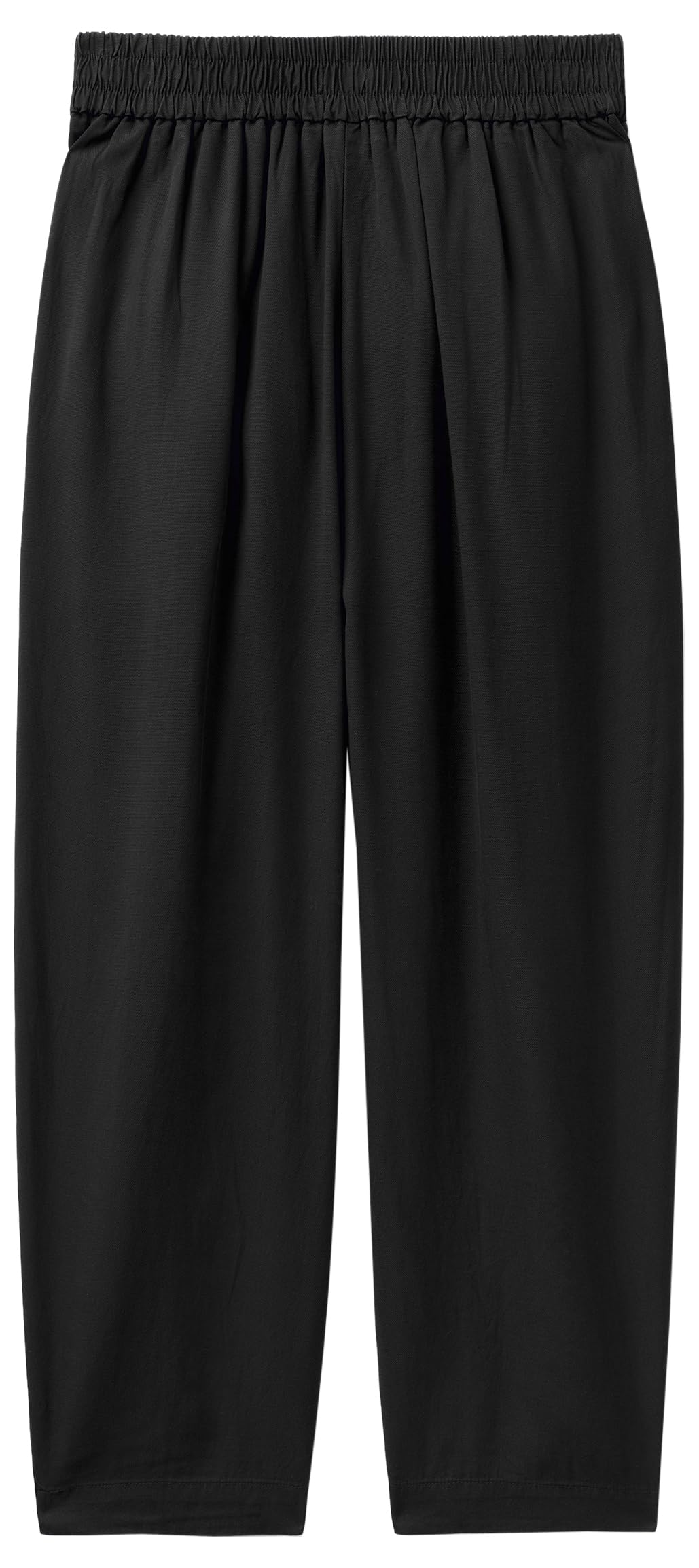Benetton Pantaloni Jogger Donna Nero 100 Viscosa Tg XS