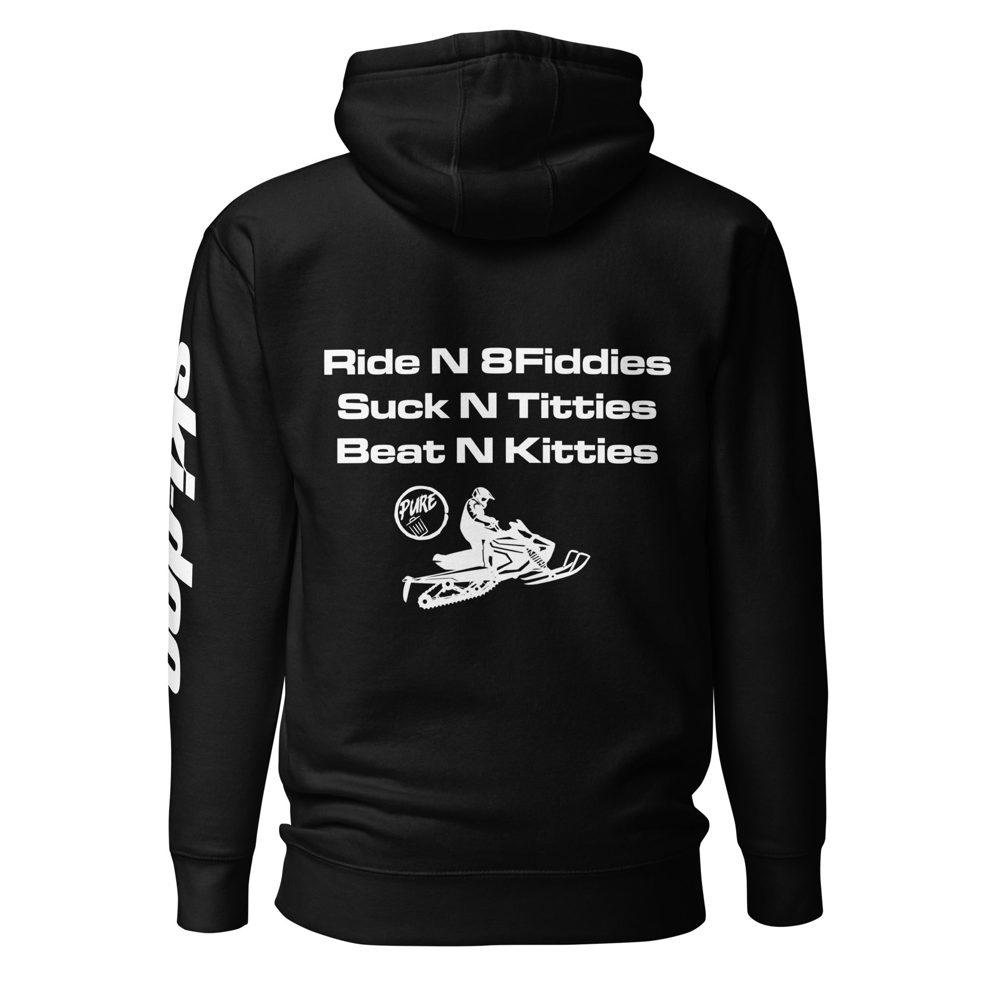 Pure Trash Ride N 8Fiddies felpa uomo cappuccio