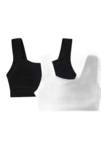 Benetton 3zqm0r1lt Brassiere Bambina 2 Pezzi Cotone