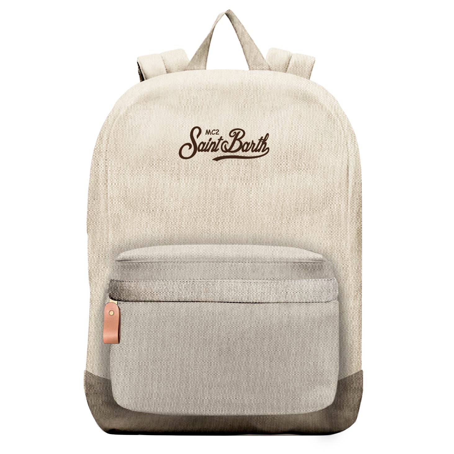 MC2 Saint Barth Canvas Backpack Zaino Beige Cotone