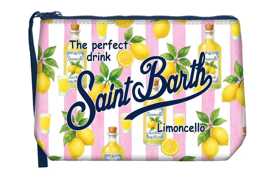 MC2 Saint Barth Aline Pochette Rosa Limoncello Scuba
