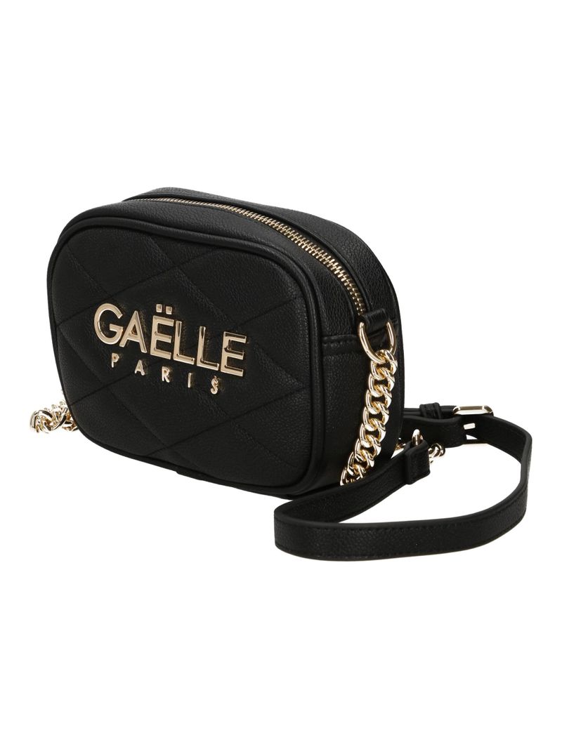 Gaelle Paris GAACW03080 Borsa Mini Camera Bag nera trapuntata