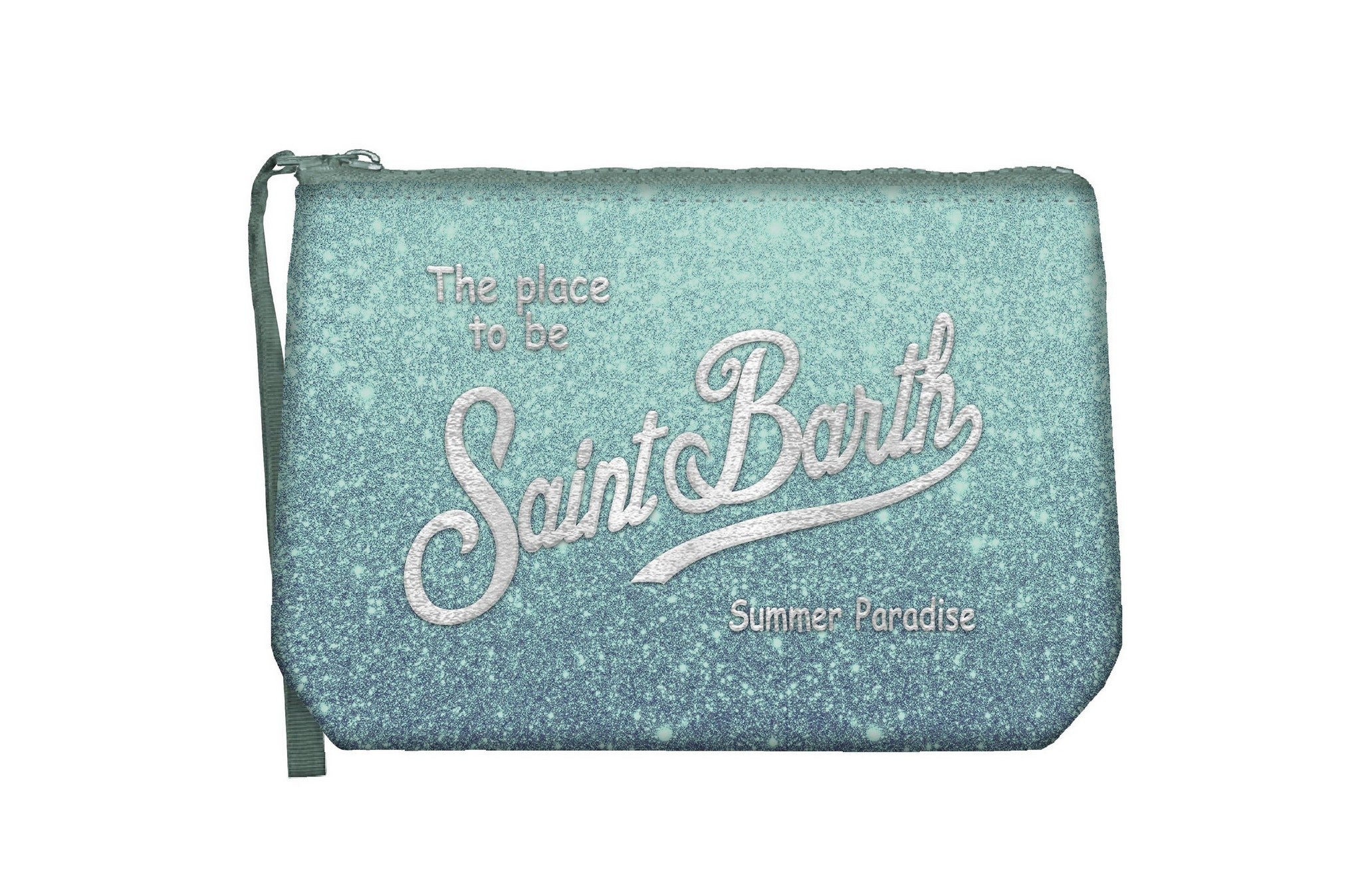 MC2 Saint Barth Aline Lurex 03006L Pochette Verde Salvia