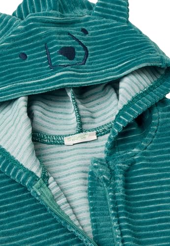 Benetton Cardigan Bimbi Ciniglia Blu 62 Full Zip