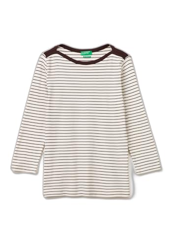 Benetton 339pd10c4 Maglietta Donna Scollo Barca XS