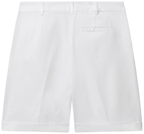 Benetton 4CDRD901W Bermuda Donna Bianco 36 Cotone