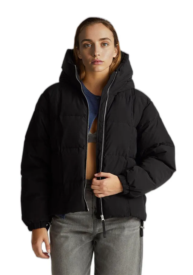 Benetton 22t6dn086 Piumino Donna Corto Taglia M Nero