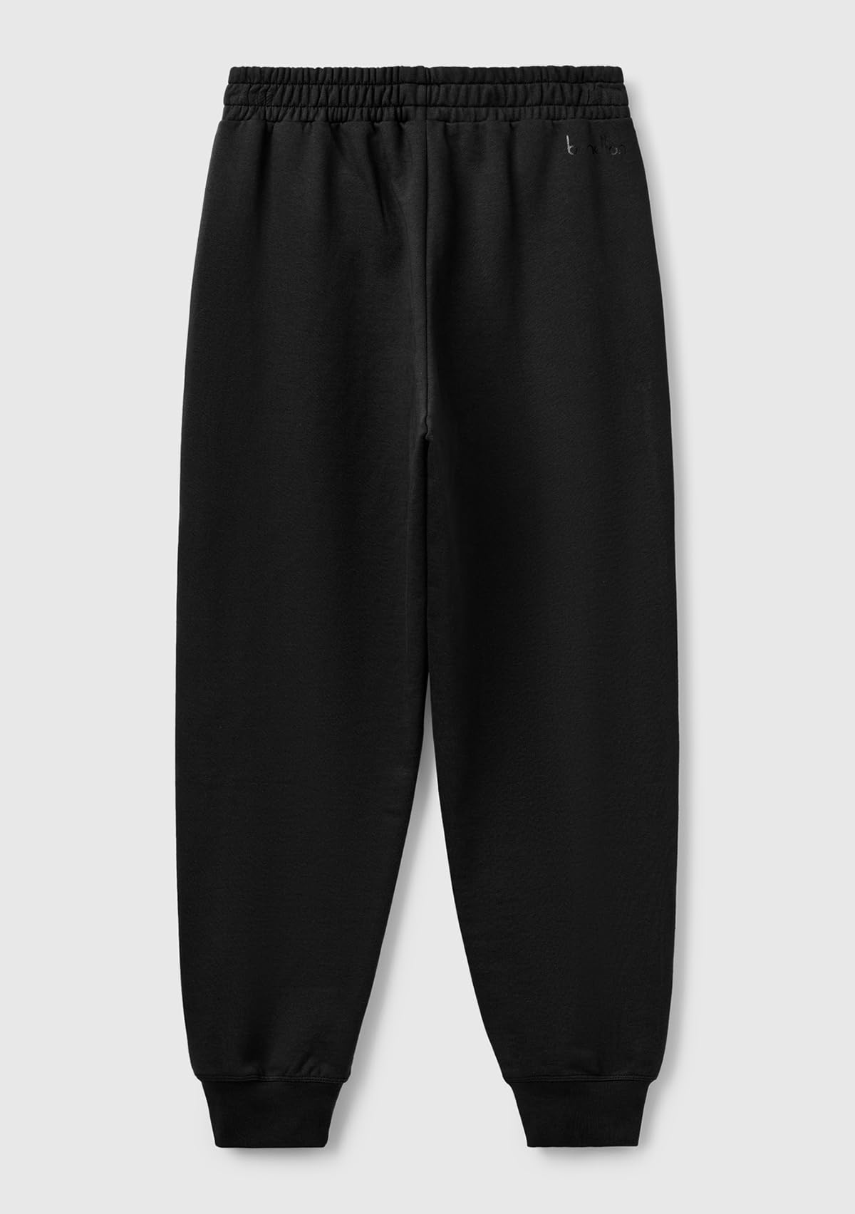 Benetton pantalone tuta cotone regular fit logo stampa