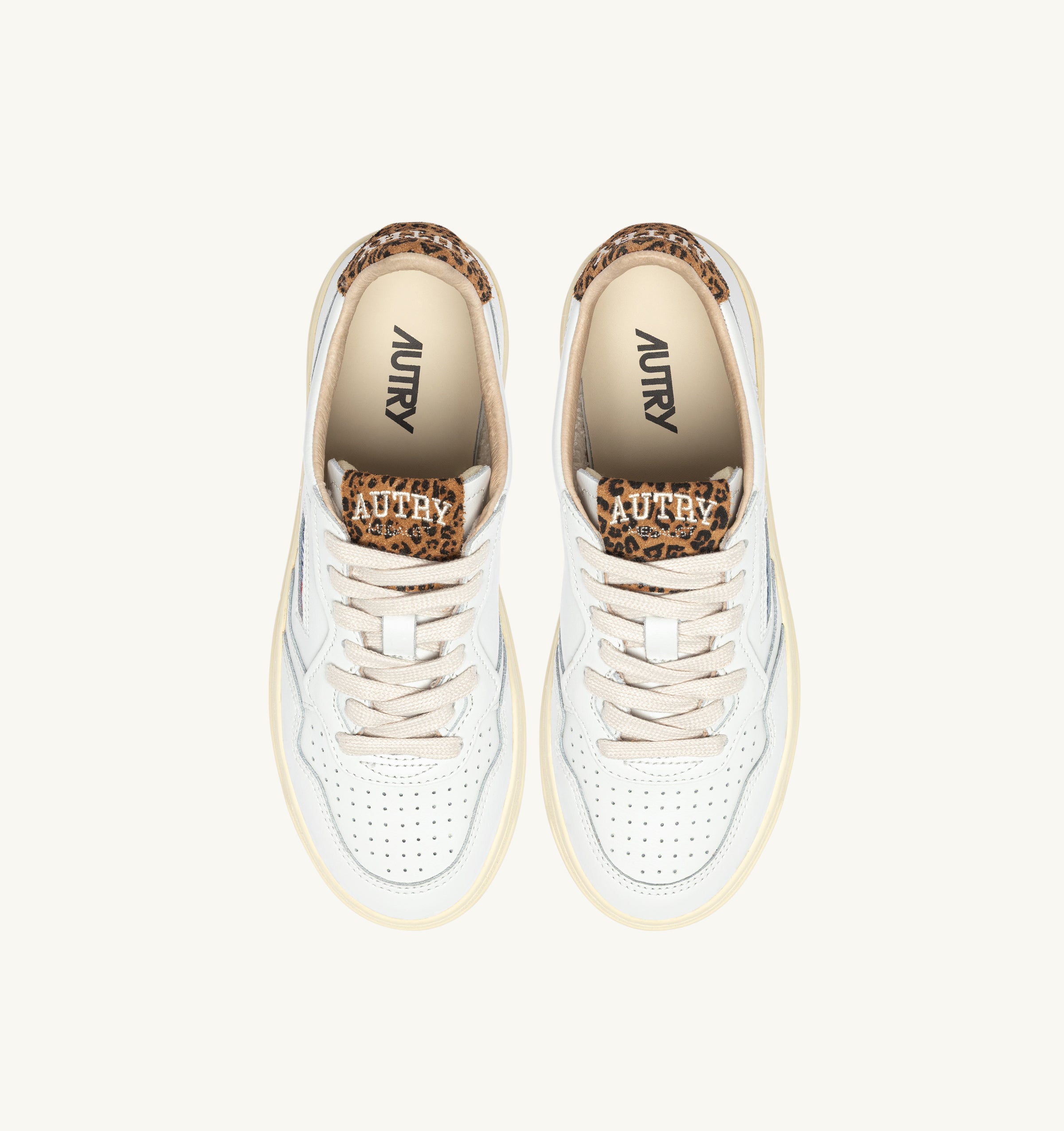 Autry Medalist Low AULW-HJ02 sneakers white leo print pelle