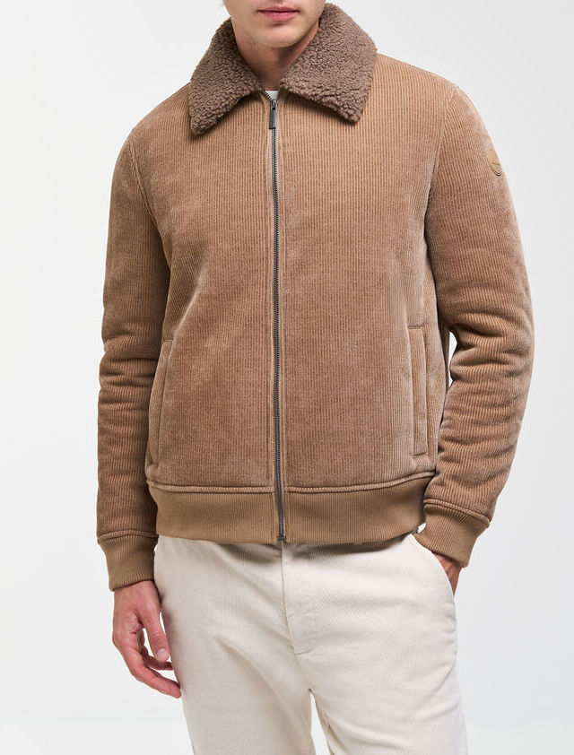 Colmar 11000010 bomber uomo velluto beige marrakech